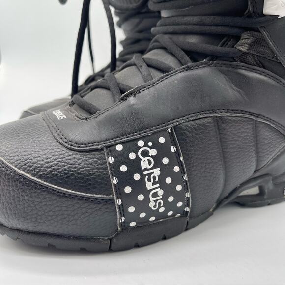 Celsius Cirrus Lace Up Polka Dot Snowboarding Boots. Size 10.5. Black - Picture 11 of 11
